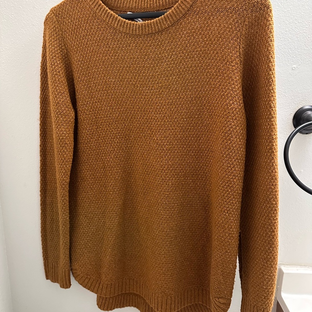 Pink Clover Men's Crewneck Sweater - Camel Brown